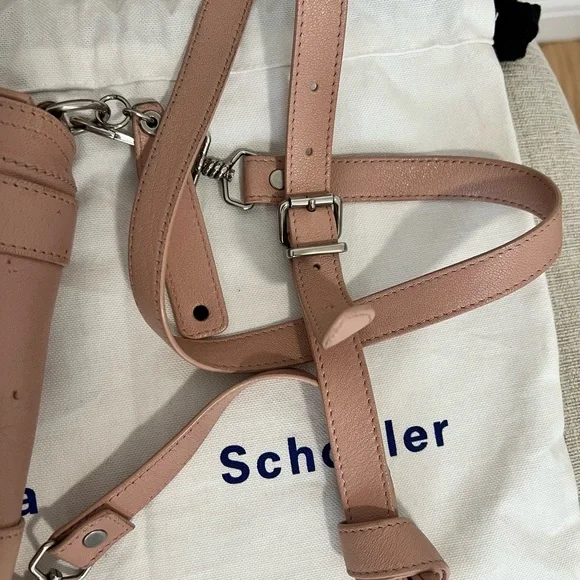 Proenza Schouler PS1 Pink mini crossbody bag with silver hardware - Picture 10 of 12